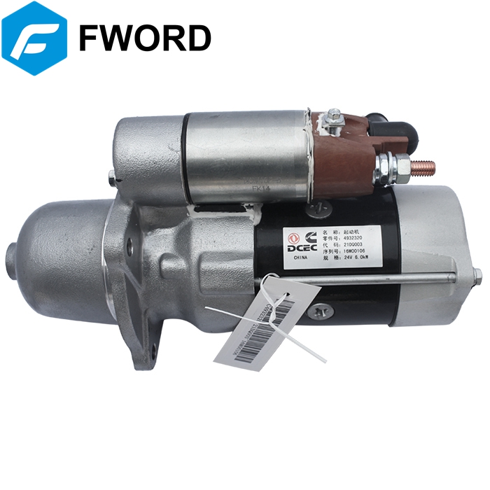 4932320 Diesel engine spare parts 24v/12v starter motor for 6bt5.9 