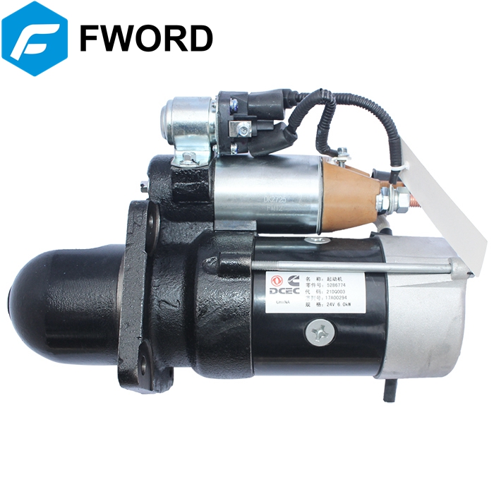 5286774 QDJ2727 diesel engine parts 24V 6KW starter motor for 6BT 