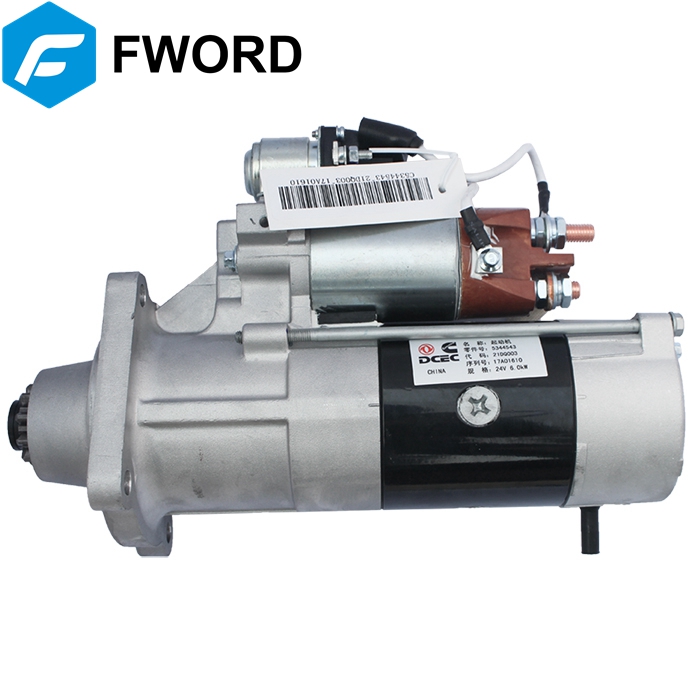 5344543 QDJ2626 24V 6KW 10T Starter motor for Cummins 6BT